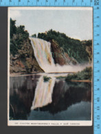 Momontrency - Quebec - Carte Lettre, Les Chutes Montmorency - Pub. Folkard - Postcard, Carte Postale - Québec - Les Rivières