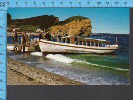 Percé - Quebec -Villegiature Boat Lady Easter At North Beach - Pub. Henderson - Postcard, Carte Postale - Percé