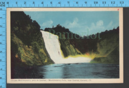 Montmorency Falls - Quebec -Montmorency Falls  - Pub. Peco #21 - Postcard Carte Postale - Québec - Les Rivières