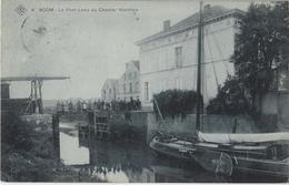 Boom.   -    Le Pont-Levis Du Chantier Maritime.   Prachtige Kaart!   1909   Naar   Cureghem    SBP - Boom