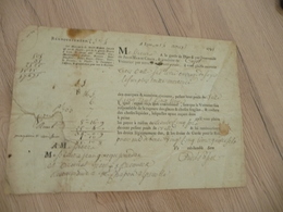 Lettre De Voiture Chaix Lyon 1791 Pour Grenoble Fers - Verkehr & Transport