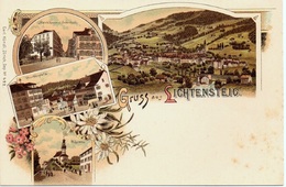 LITHO Jugendstil Gruss Aus LICHTENSTEIG - Lichtensteig