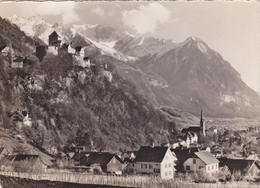 LIECHTENSTEIN,OBERLAND,VADUZ,terre Agricole,eglise,village,CARTE PHOTO - Liechtenstein