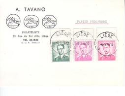 Carte Max 1066 1067 1069 Papier Phosphore - Tavano - 1961-1970