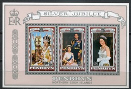 Penrhyn Mi# Block 4 Postfrisch/MNH - QEII - Penrhyn