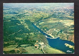 St-JUST ( 42 Loire ) Le Barrage De Grangent - Vue Aérienne - Cim, Combier N° 3.99.82.0744 - Postée En 1986 - Saint Just Saint Rambert