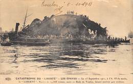 83-TOULON- CATASTROPHE DU LIBERTE 25/9 1911 A 5H DU MATIN ... - Toulon