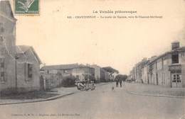 85-CHANTONNAY- LA ROUTE DE NANTES, VERS ST-VINCENT-STERLANGE - Chantonnay