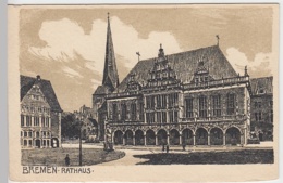 (30888) Künstler AK Bremen, Rathaus, Vor 1945 - Sonstige & Ohne Zuordnung