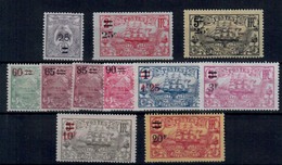 Nueva Caledonia Nº 127/34 Y 136/38. Años 1924-27 - Unused Stamps