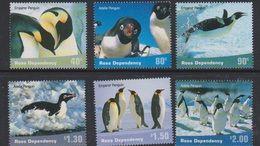 New Zealand-Ross Dependency  SG 72-77 2001 Penguins, Mint Never Hinged - Neufs