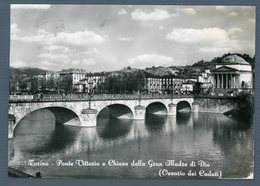 °°° Cartolina - Torino Ponte Vittorio E Chiesa Della Gran Madre Di Dio Viaggiata °°° - Bruggen