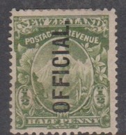 New Zealand SG O69 1898 Half Penny Green,Mint Never Hinged - Neufs