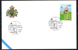 SAN MARINO - 20-8-2004 - UN MONDO DI FAVOLE - ANNULLO SPECIALE - OBLITERATION SPECIALE - SONDERSTEMPEL - Covers & Documents