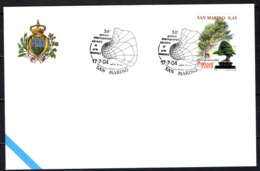 SAN MARINO - 17-7-2004 - PREMIO ASIAGO DI ARTE FILATELICA - ANNULLO SPECIALE - OBLITERATION SPECIALE - SONDERSTEMPEL - Briefe U. Dokumente