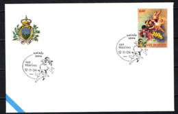 SAN MARINO - 12-11-2004 - NATALE - ANNULLO SPECIALE - OBLITERATION SPECIALE - SONDERSTEMPEL - Lettres & Documents