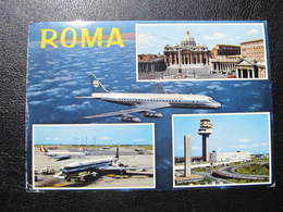 AK ROMA Aeroporto Flughafen Airlines  //  D*43699 - Transportmiddelen