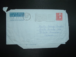 AEROGRAMME 50c OBL.MEC.3 DEC 1975 HONG KONG A - Interi Postali