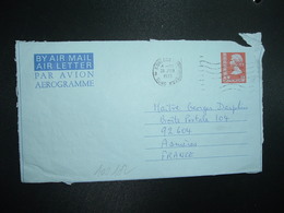 AEROGRAMME 50c OBL.MEC.21 JUN 1975 KOWLOON B HONG KONG - Interi Postali