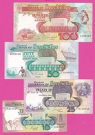 SEYCHELLES  Serie De 4 Billets 1989 ( 10,25,50,100 ) - Seychelles