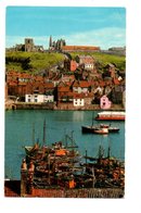 WHITBY. THE HARBOUR AND ABBEY. - Whitby