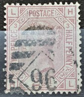 GREAT BRITAIN 1876/80 - Canceled - Sc# 67 - 2.5d - Plate 3 - Used Stamps
