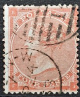 GREAT BRITAIN 1862 - Canceled - Sc# 34 - 4d - Used Stamps