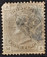 GREAT BRITAIN 1880 - Canceled - Sc# 71 - 4d - Damage On Upper Left Corner ... - Gebraucht