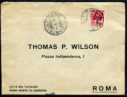 VATICAN - N° 33 / FDC DU 1/8/1929 POUR ROMA  - TB & R - Briefe U. Dokumente