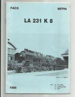 Train , Locomotive , LA 231 K8 , Document De 1986 - Machines