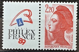 FRANCE 1987 - MNH - YT 2461 - 2.20 - Philex France 89 - Nuovi