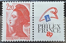 FRANCE 1987 - MNH - YT 2461 - 2.20 - Philex France 89 - Nuovi