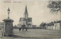 Bassevelde    Markt En Kerk.   -   1913   Naar   Mons - Assenede