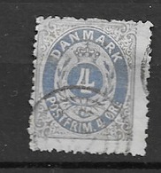 1875 USED Danmark Perf  14: 13 1/2 Mi 23Aa - Oblitérés