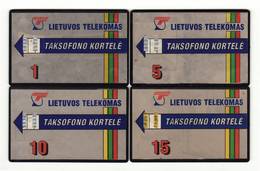 LITHUANIA Lietuvos Telekomas - EXITON ( First Edition - Full Set ) 1993 Old&Rare - Litauen