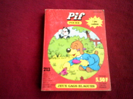 PIF POCHE   PETIT  FORMAT  N° 213 - Pif & Hercule