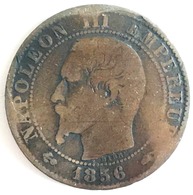 5 Centimes Napoléon III Tête Nue 1856 - 5 Centimes