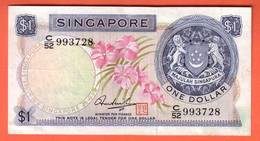 SINGAPOURE Billet 1 Dollar De 1971 - Pick 1c - Singapur