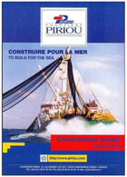 Plaquette Publicitaire " Piriou " Chantiers Navals à Concarneau Finistère Bretagne - ( Bateau Chalutier Pêche ) - Werbung