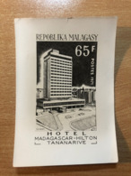 Madagascar 1971 - Epreuve Photo Publicity Essay Hotel Hilton Tananarive - Altri & Non Classificati