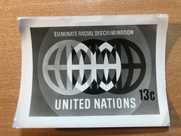 United Nations Unies New York UN UNO ONU 1970 - Epreuve Photo Publicity Essay Eliminate Racial Discrimination - Covers & Documents