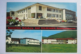 (11/7/83) Postkarte/AK "Bad Wildungen - Reinhardshausen" Sanatorium Hahnberg, Mehrbildkarte Mit 3 Ansichten - Bad Wildungen