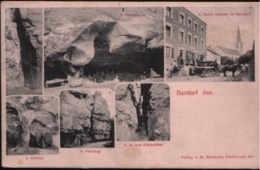 Cpa BERDORF 1907 (Multivues - Holle / Flombkaul / Hotel Kinnen / Hohlay / Pérékop / In Den Schluchten) - Berdorf