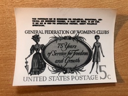 USA Etats-Unis USPS - Epreuve Photo Publicity Essay Kodak General Federation Of Women's Clubs 75 Years - Autres & Non Classés