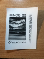 USA Etats-Unis USPS - Epreuve Photo Publicity Essay Kodak Illinois 1818 1968 - Autres & Non Classés