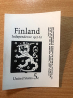 USA Etats-Unis USPS - Epreuve Photo Publicity Essay Kodak Finland Independence 1917 1967 Suomi Finnland - Andere & Zonder Classificatie