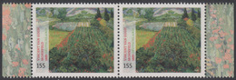 !a! GERMANY 2020 Mi. 3512 MNH Horiz.PAIR W/ Right & Left Margins (b) - Vincent Van Gogh: Poppy Field - Unused Stamps