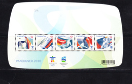 STAMPS-OLYMPIC-GAMES-2010-VANCOUVER-UNUSED-SEE-SCAN - Invierno 2010: Vancouver
