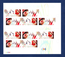 STAMPS-OLYMPIC-GAMES-2010-VANCOUVER-UNUSED-SEE-SCAN - Winter 2010: Vancouver