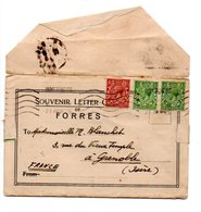 FORRES. SOUVENIR LETTER CARD. - Moray